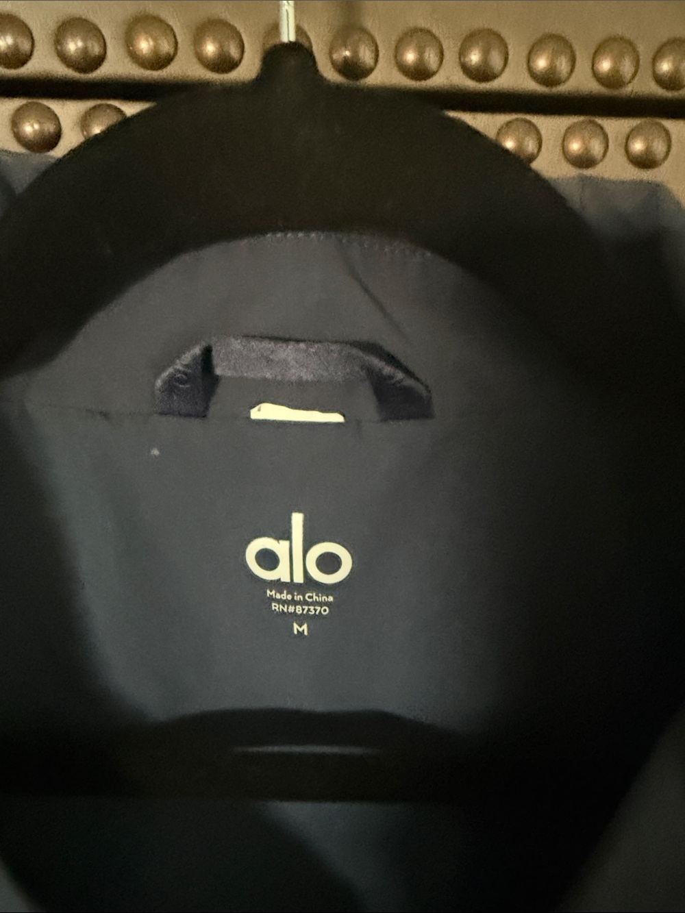 ALO Yoga Men's Navy Zip Bomber Jacket - Picture 2 of 5